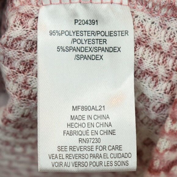 Absolutely Famous Long Sleeve Waffle Knit Blouse L - Picture 4 of 5